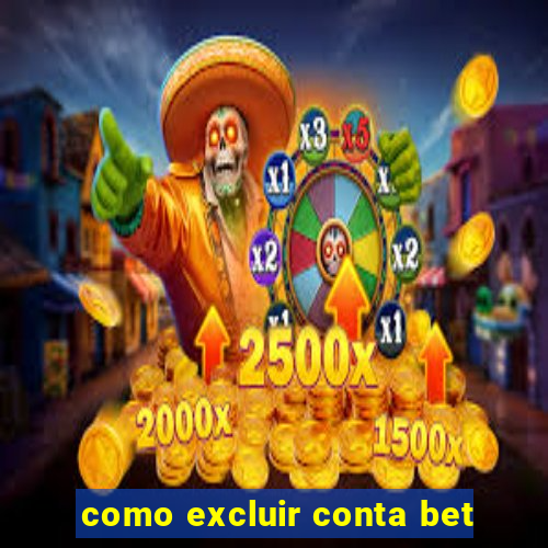 como excluir conta bet